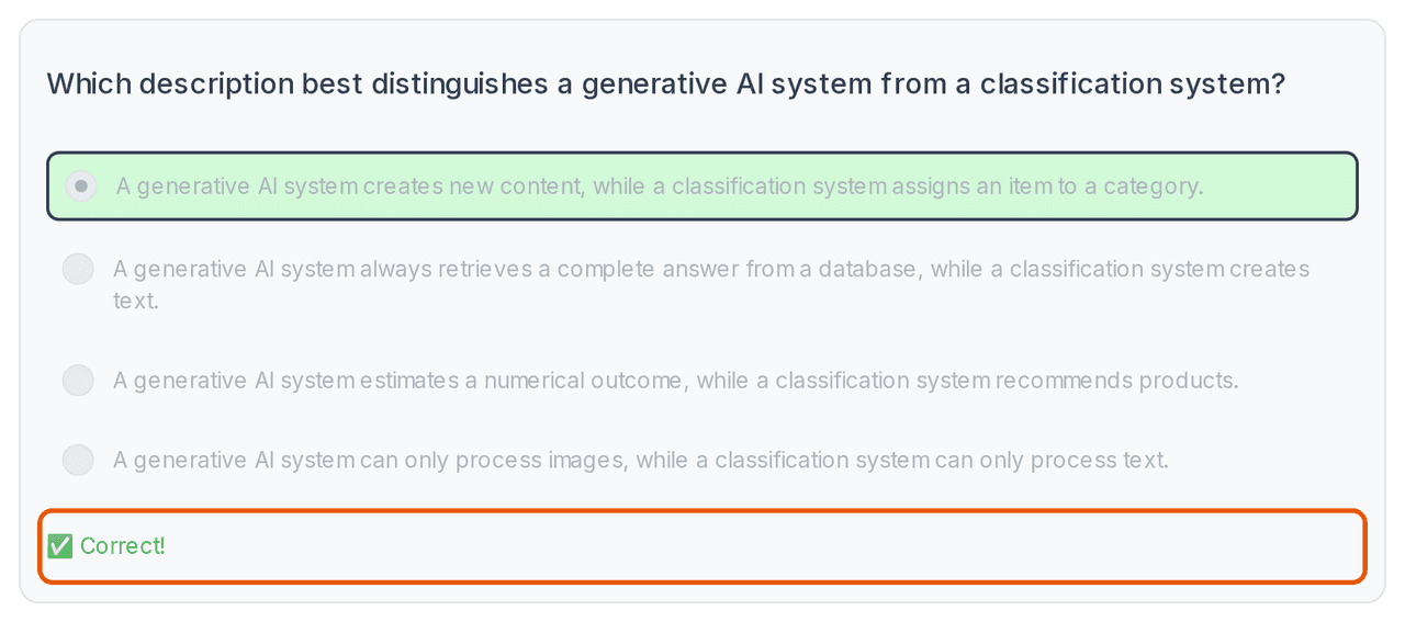 Multiple-Choice Feedback