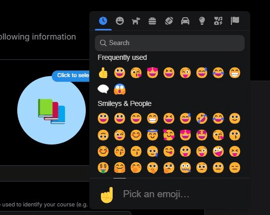 Pick an Emoji