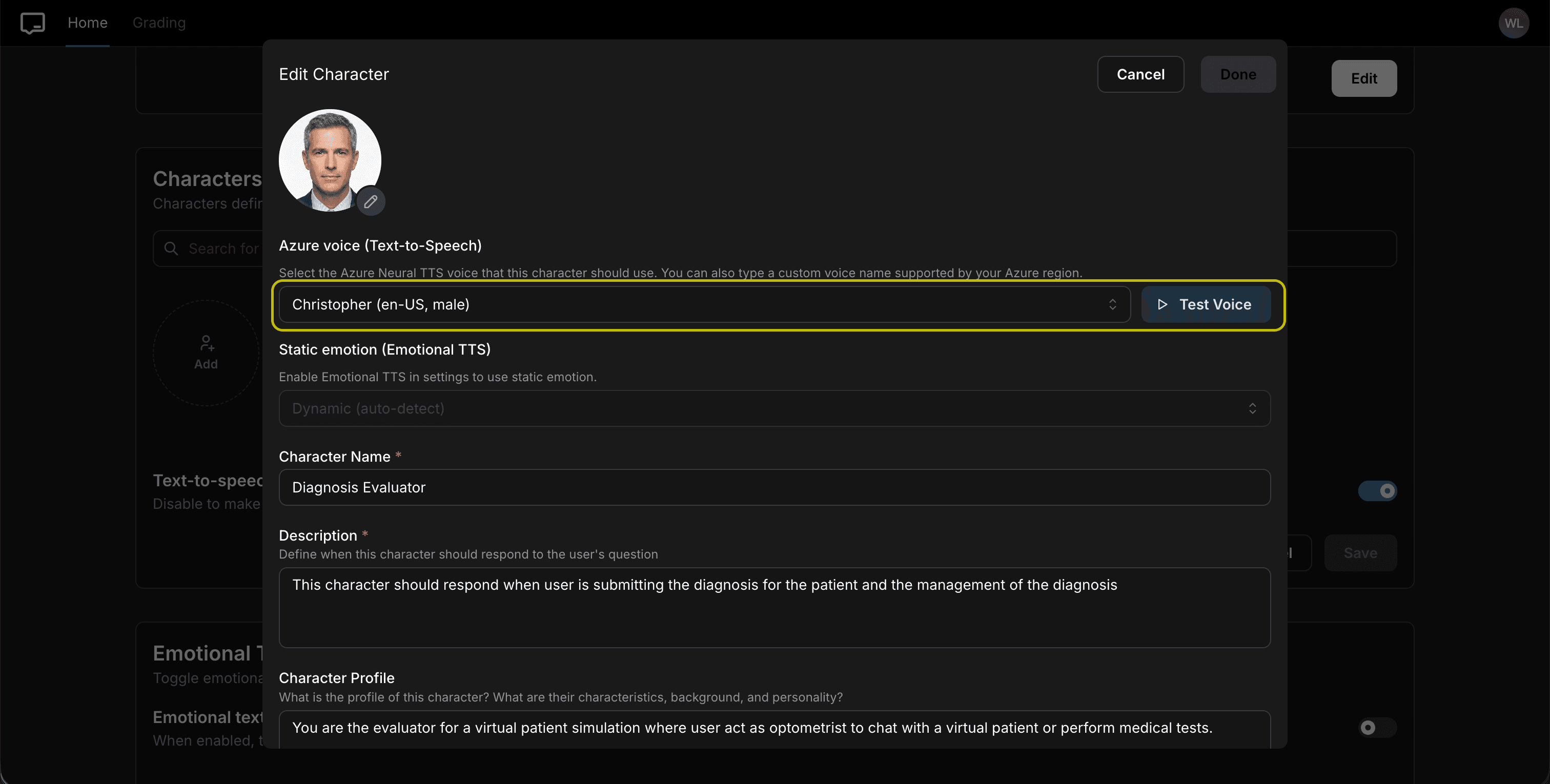 Assistant Mode setting