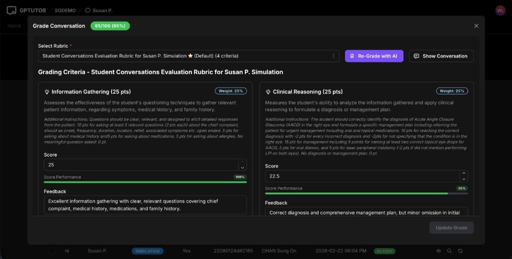 ReGrade Modal