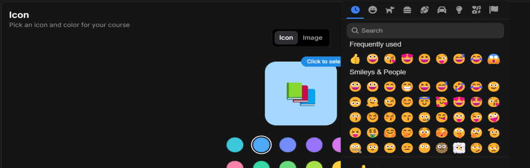 Module Icon Picker