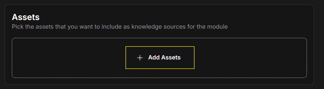 Add Assets