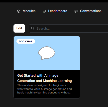 Module Card - Document Chat