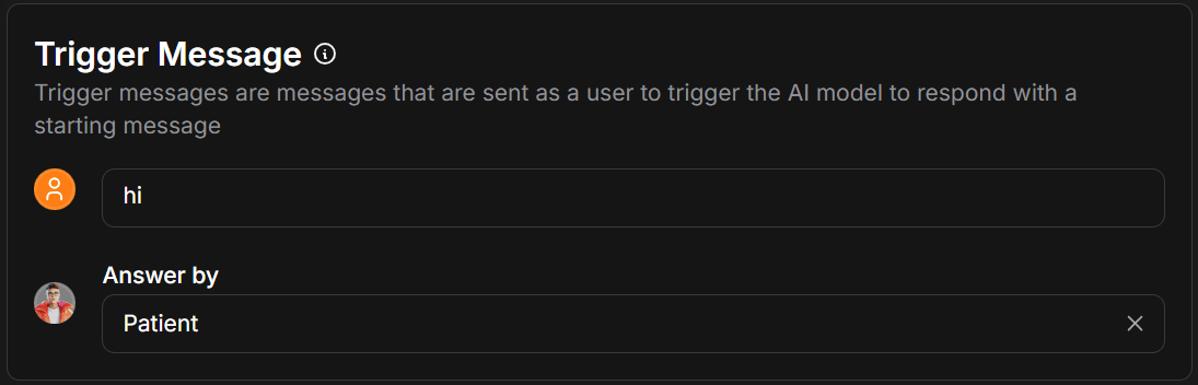 Trigger Message