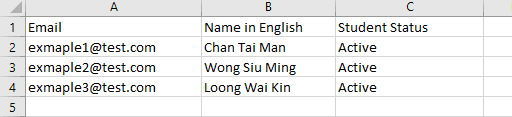 CSV Example